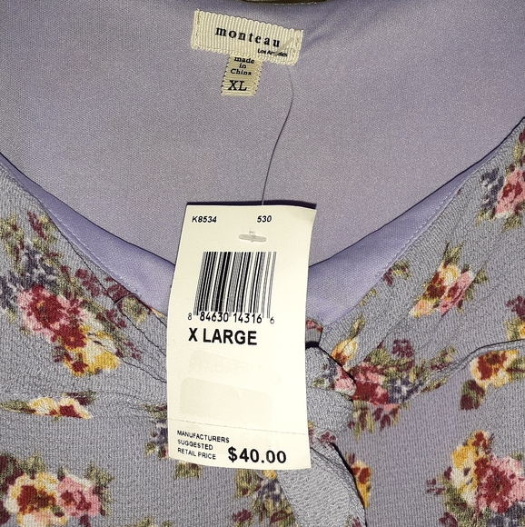 💐Lavender Floral Short Romper - Picture 4 of 6